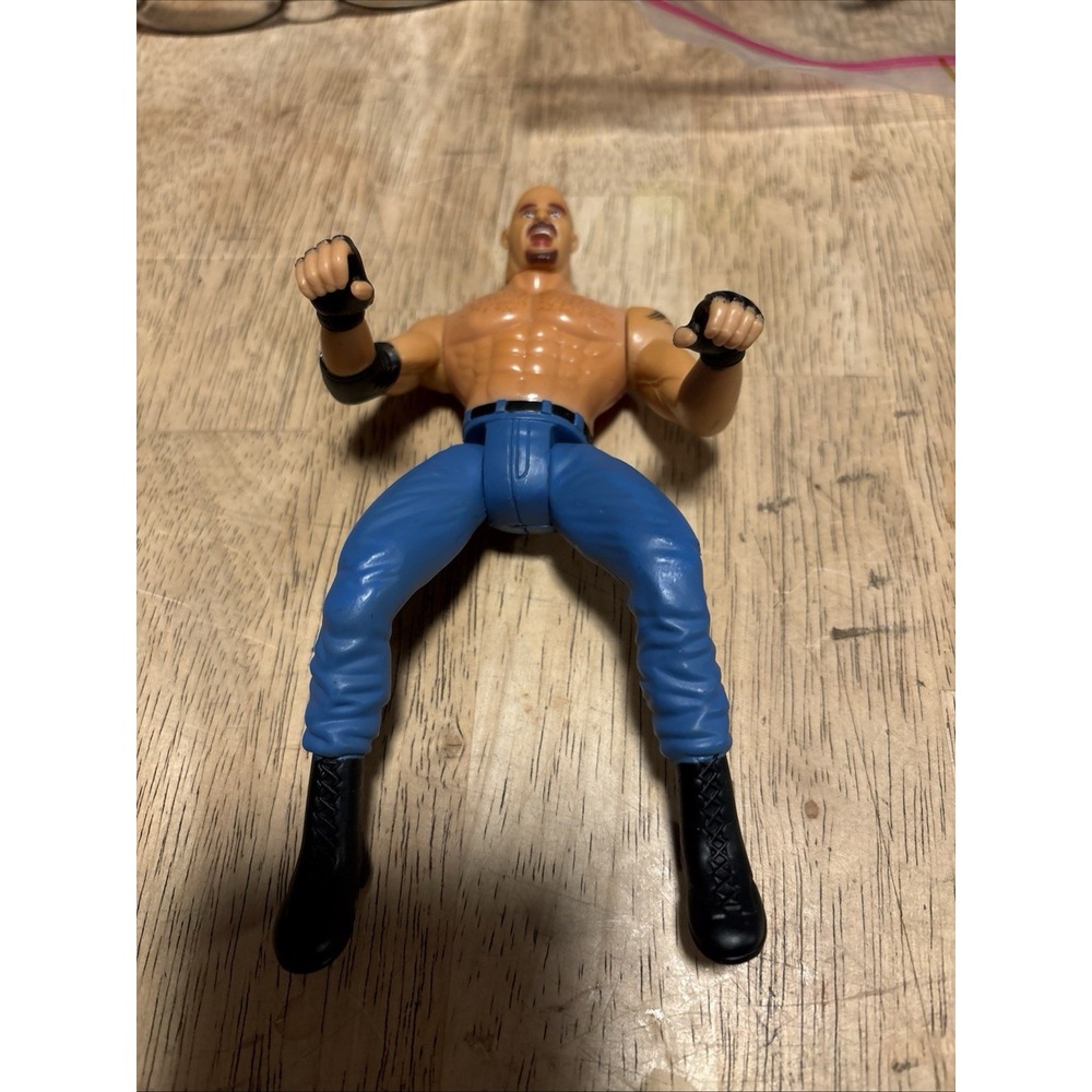 WCW Wrestler Bill Goldberg Brawlin' Bikers 6.5" Wrestling Figure Toy Biz 1999